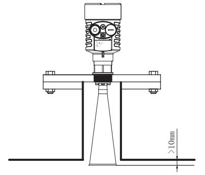 調頻雷(léi)達物位/液位(wei)計安裝圖
