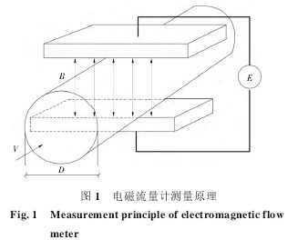電磁(ci)流量計(jì)測量原(yuán)理圖