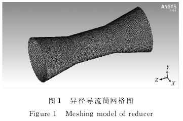 電磁流(liú)量計異徑導流筒(tong)網格圖