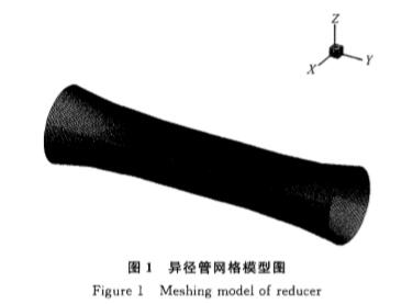 電磁流量(liang)計異徑管網格(gé)模型圖