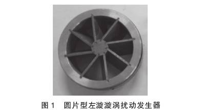 V錐(zhuī)流量計圓片(pian)型左漩漩渦(wo)擾動發生器(qì)