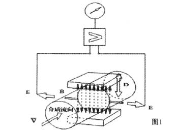 電(dian)磁流量計工(gōng)作原理圖示(shi)