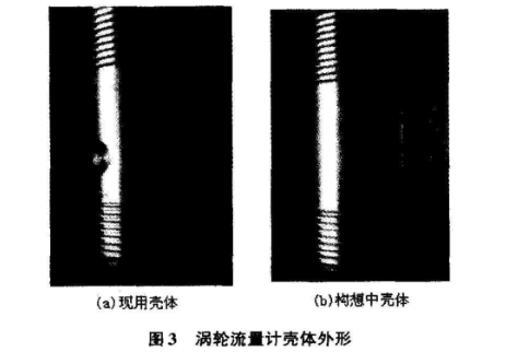 渦輪(lún)流量計殼體外(wài)形圖示