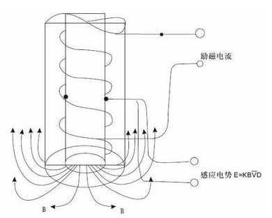 插(chā)入式電磁流(liú)量計工作原(yuan)理圖