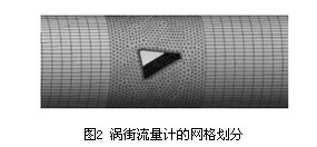 渦(wo)街流量計的網(wang)格劃分