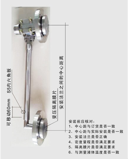 側裝(zhuāng)型差壓式密度計(ji)圖示