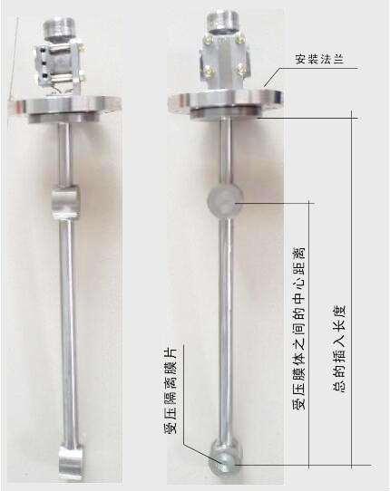頂裝型差壓式(shi)密度計圖示