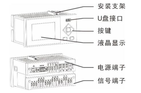 迷你型無紙記錄(lù)儀結構圖